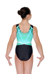 Laser Print Sleeveless Leotard