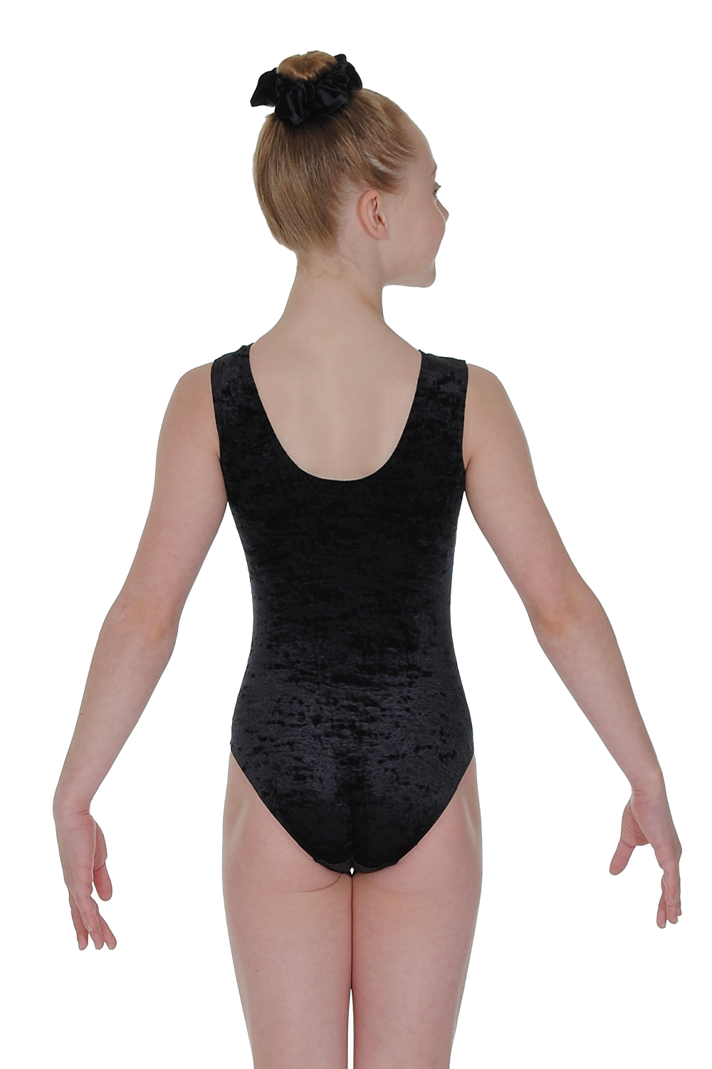 Stellar Sleeveless Round Neck Motif Leotard