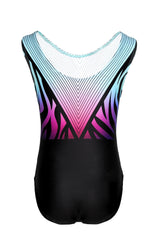 Zodiac Sleeveless Crystal Embellished Leotard