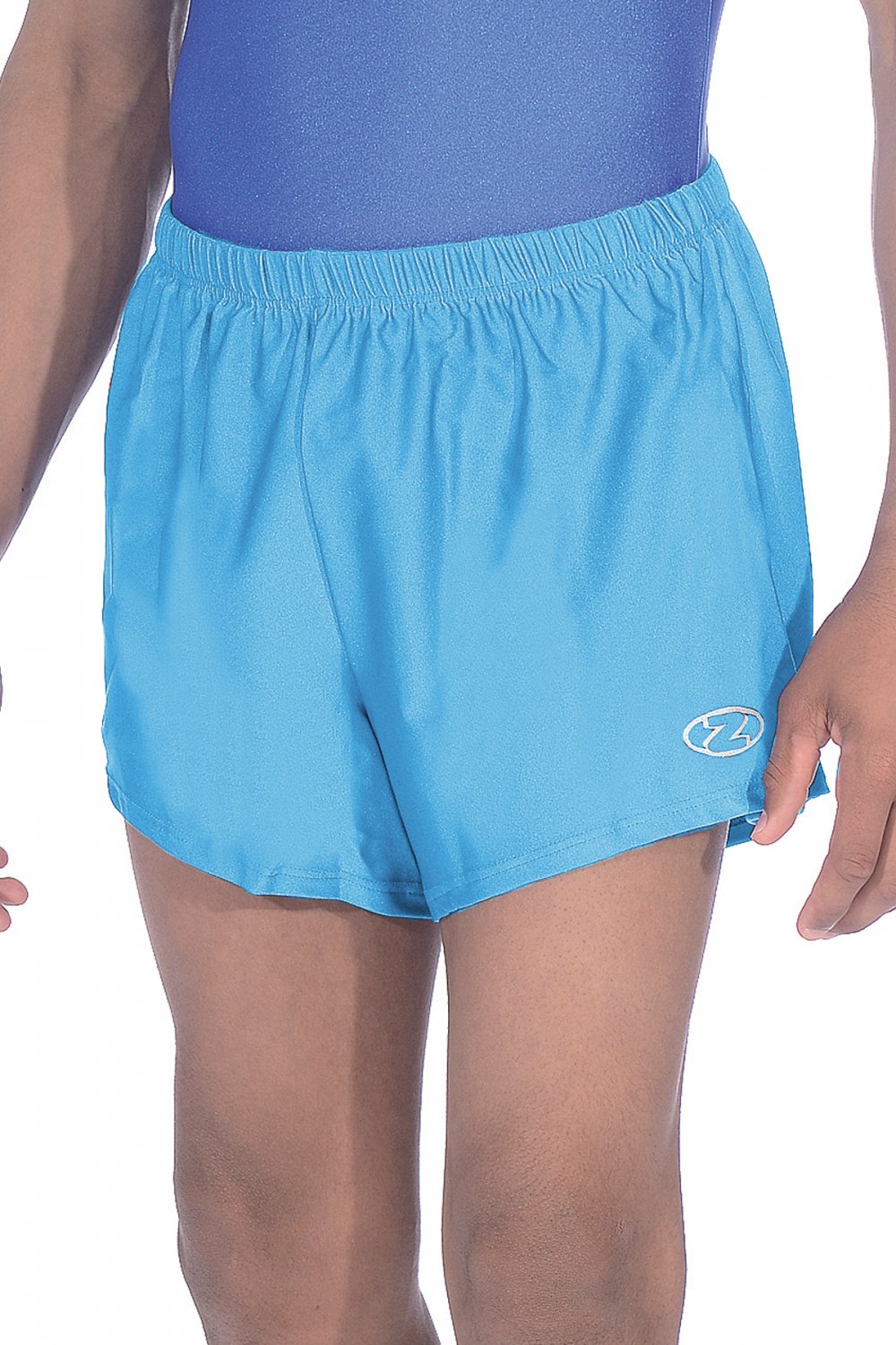 Boys'/Men's Gymnastics Shiny Nylon Lycra Shorts